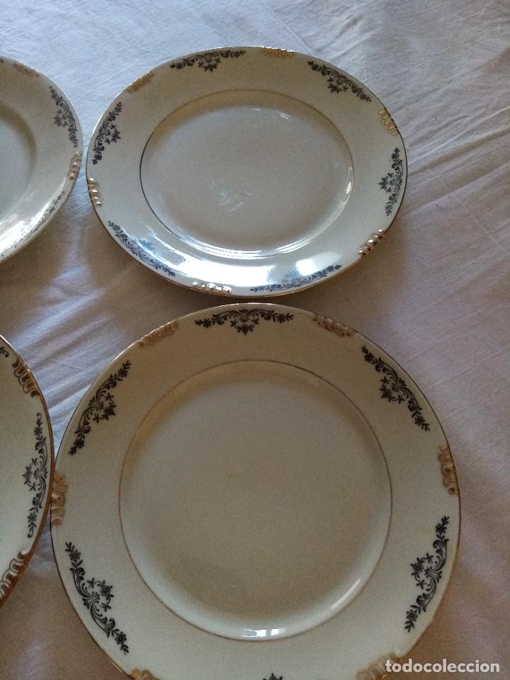 Antig&uuml;edades: Lote de 4 platos de postre bavaria 36 - Foto 7