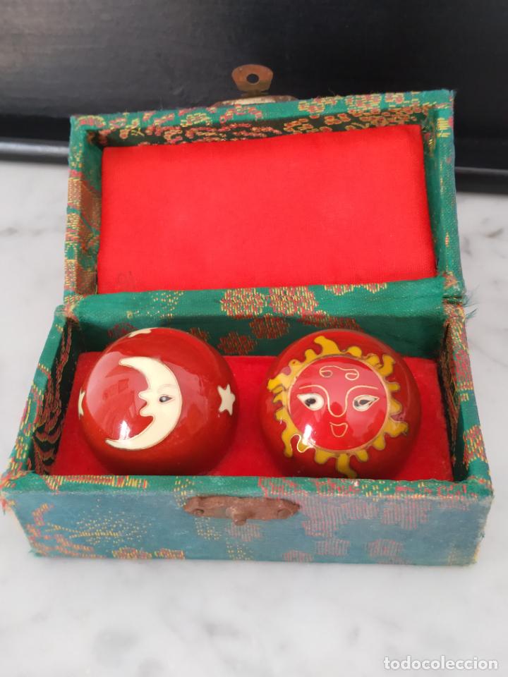 Antig&uuml;edades: Esferas Chinas de la salud ( Las bolas de la salud ) - Foto 6