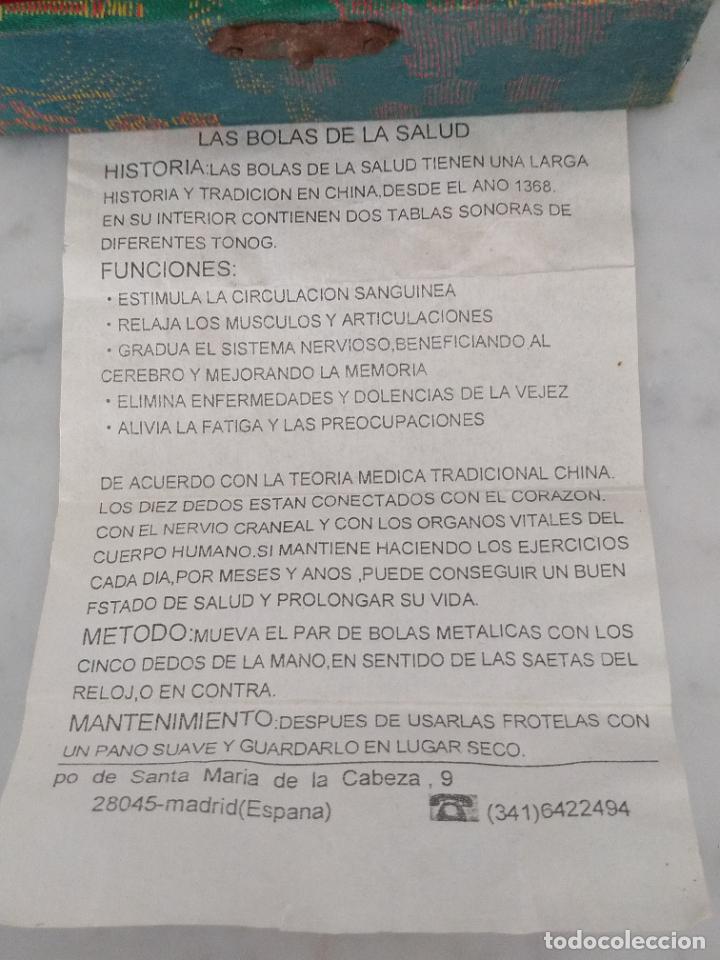 Antig&uuml;edades: Esferas Chinas de la salud ( Las bolas de la salud ) - Foto 13