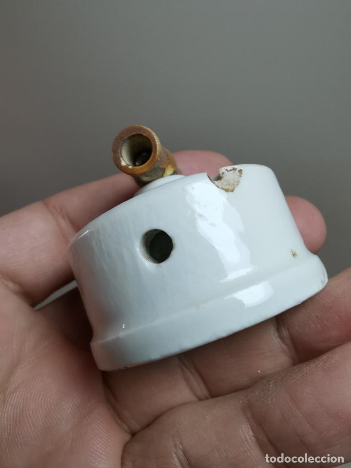 antiguo interruptor de pellizco, porcelana - Compra venta en todocoleccion