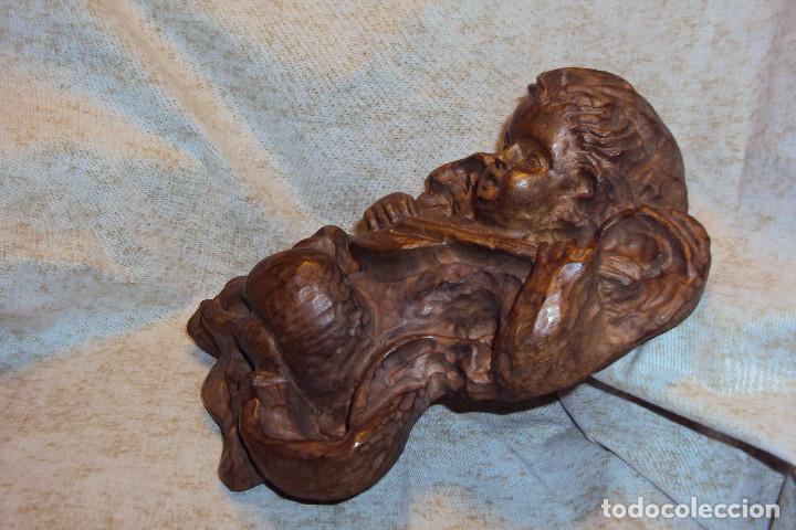 Antig&uuml;edades: Angelitos de madera - Foto 3