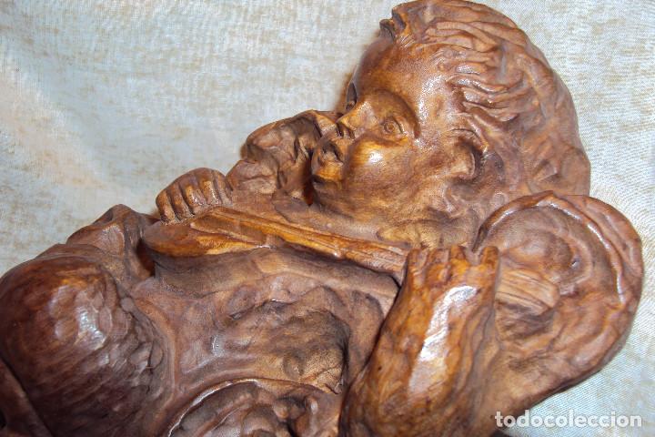 Antig&uuml;edades: Angelitos de madera - Foto 4