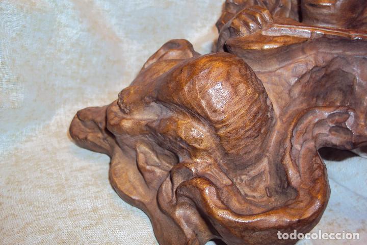 Antig&uuml;edades: Angelitos de madera - Foto 5