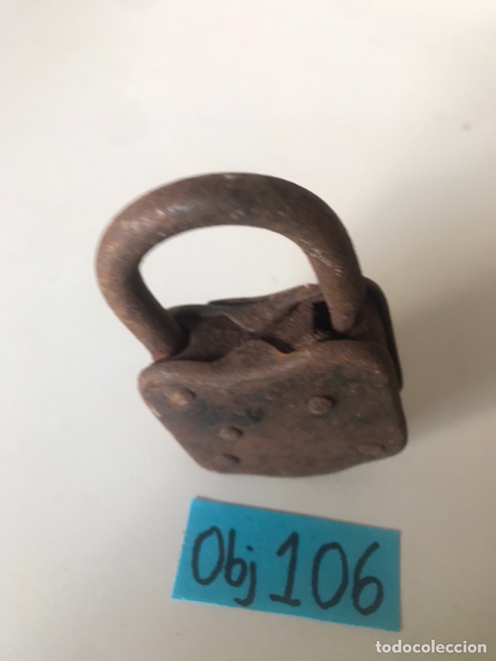 Antig&uuml;edades: ANTIGUO CANDADO SIN LLAVE - Foto 3