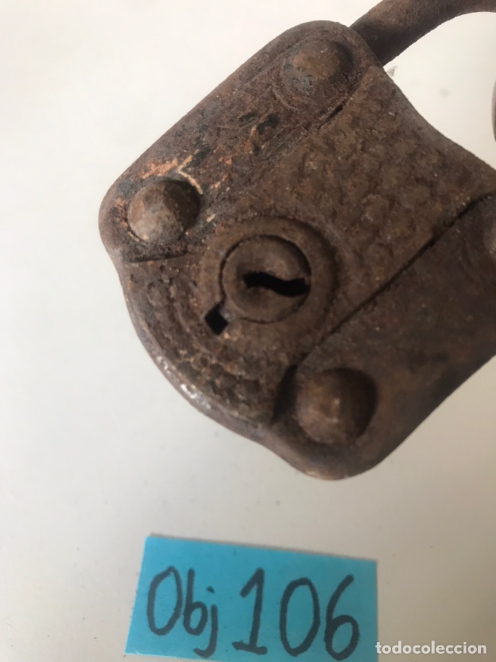 Antig&uuml;edades: ANTIGUO CANDADO SIN LLAVE - Foto 4