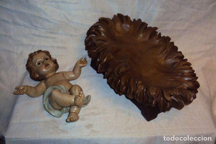 Antig&uuml;edades: Ni&ntilde;o Jesus en la cuna - Foto 5