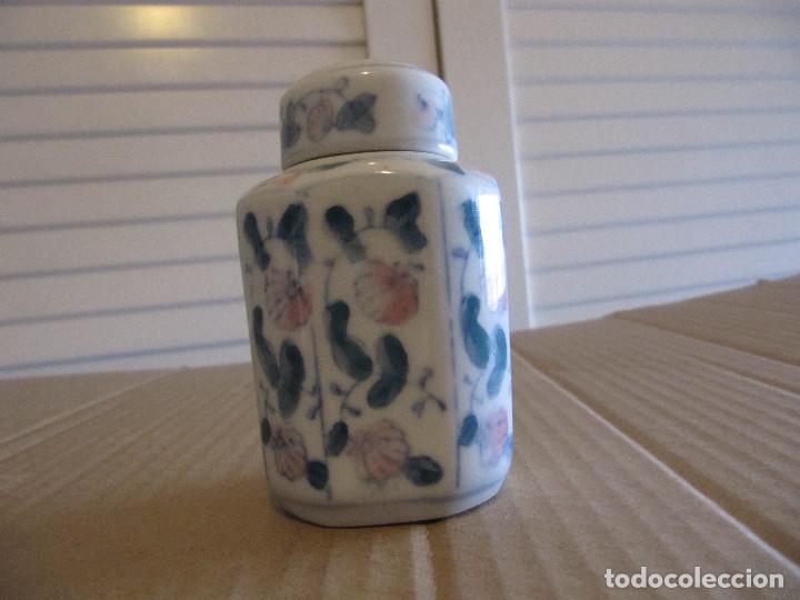 Antig&uuml;edades: RECIPIENTE OCTOGONAL DE PORCELANA CHINA NUMERADA - Foto 1