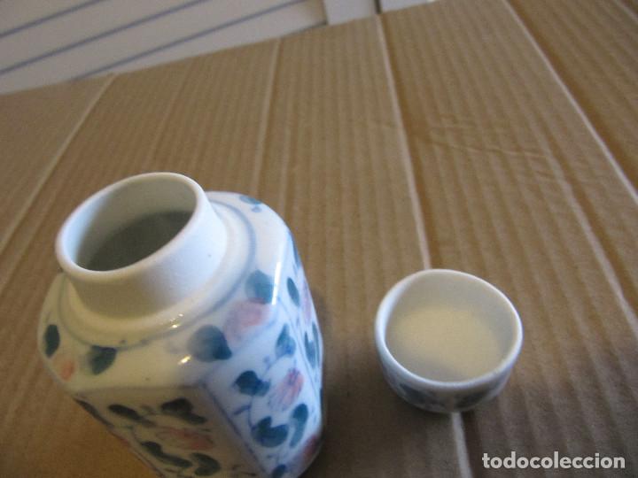 Antig&uuml;edades: RECIPIENTE OCTOGONAL DE PORCELANA CHINA NUMERADA - Foto 5