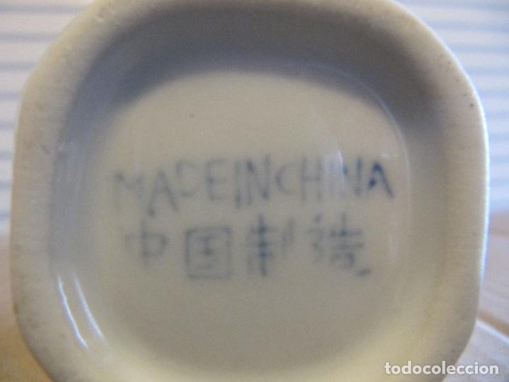 Antig&uuml;edades: RECIPIENTE OCTOGONAL DE PORCELANA CHINA NUMERADA - Foto 7
