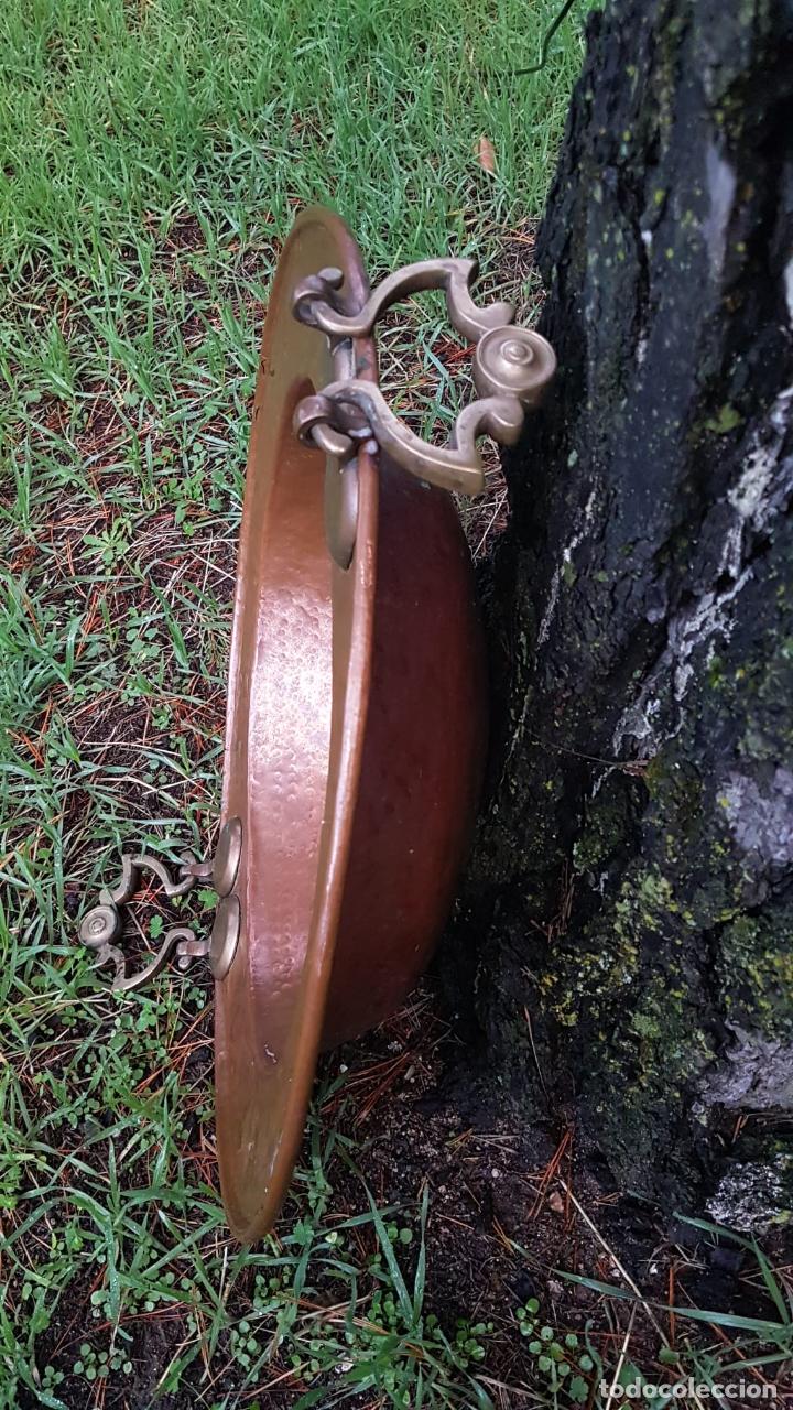 Antig&uuml;edades: Brasero de cobre &rdquo;batido&rdquo; - Foto 2