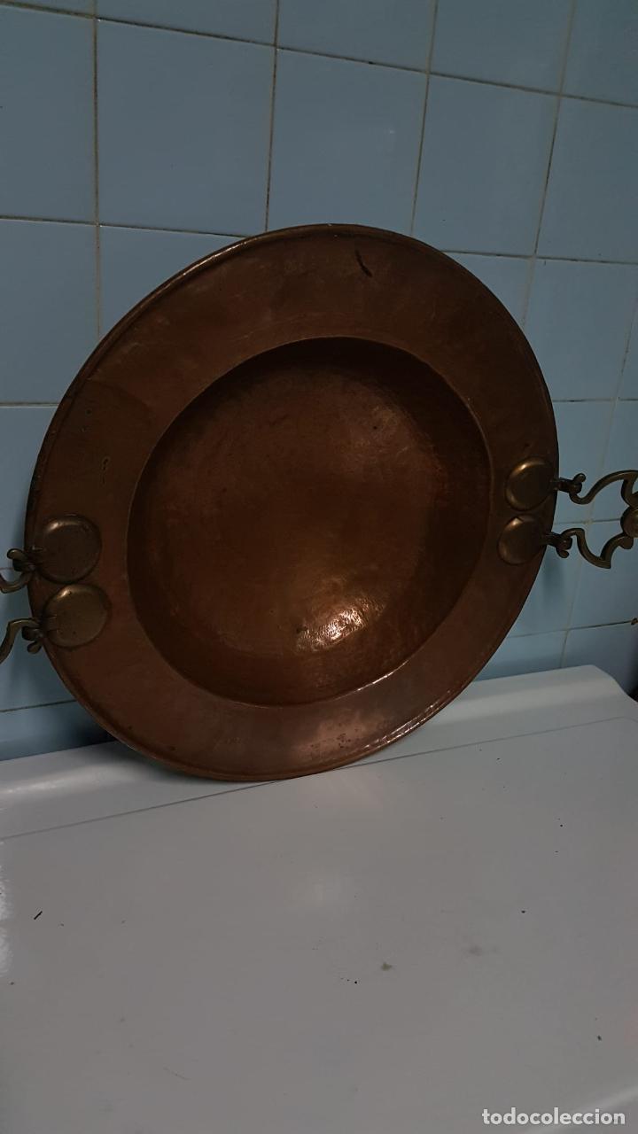 Antig&uuml;edades: Brasero de cobre &rdquo;batido&rdquo; - Foto 4
