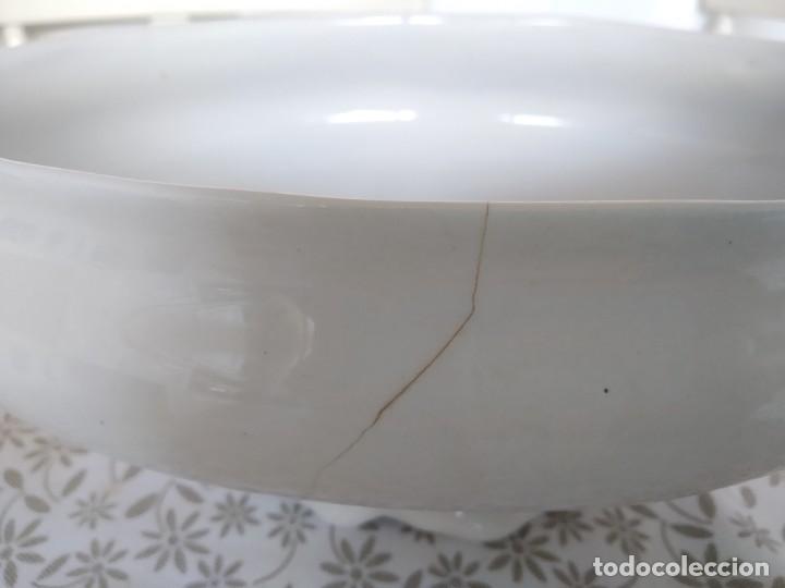 Antig&uuml;edades: Sopera de loza China Opaca Santander - Foto 10