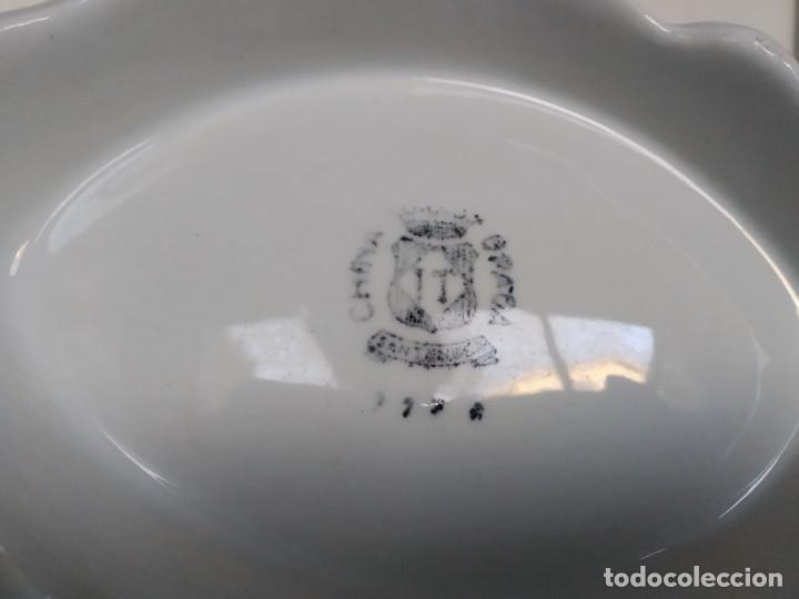 Antig&uuml;edades: Sopera de loza China Opaca Santander - Foto 11