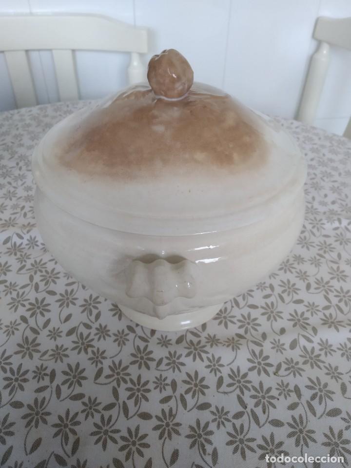 Antig&uuml;edades: Sopera loza antigua - Foto 2