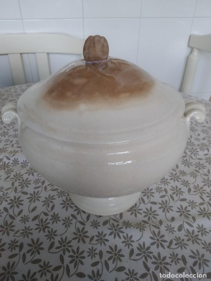 Antig&uuml;edades: Sopera loza antigua - Foto 3
