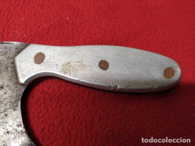 Antig&uuml;edades: ANTIGUO MACHETE DE CARNICERO - Foto 4
