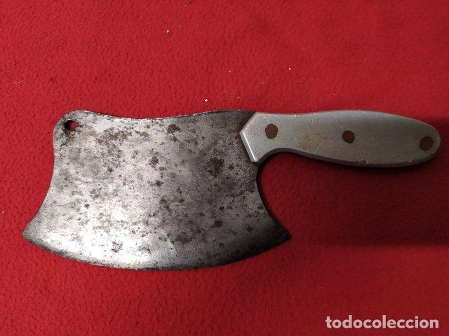Antig&uuml;edades: ANTIGUO MACHETE DE CARNICERO - Foto 1
