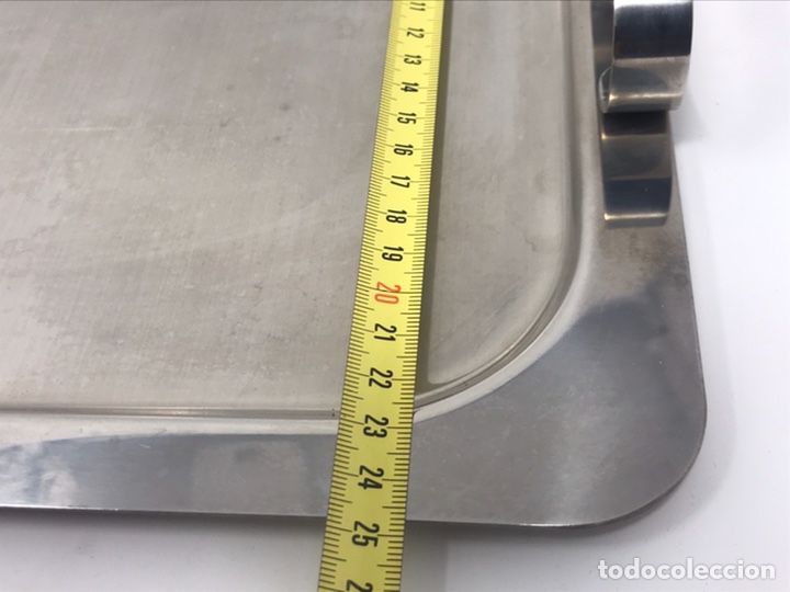 Antig&uuml;edades: Bandeja acero inox - Foto 3