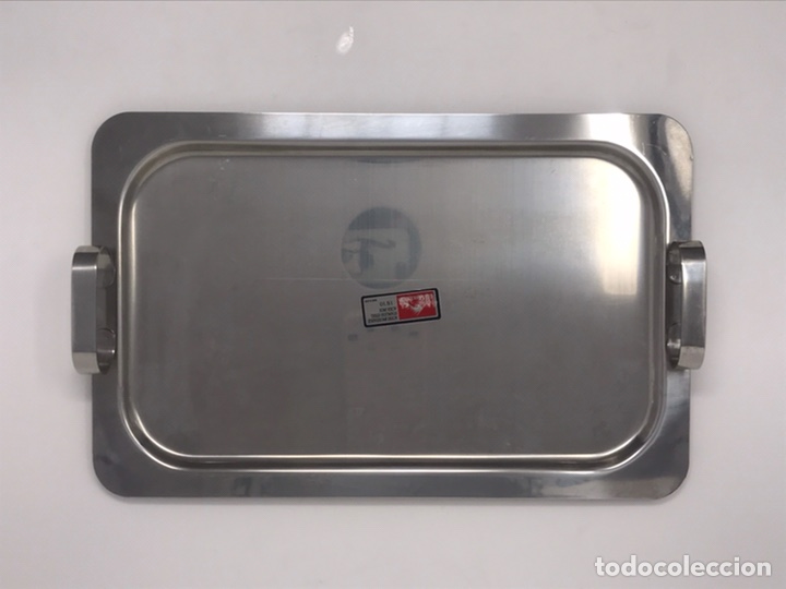 Antig&uuml;edades: Bandeja acero inox - Foto 1