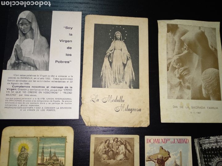 Antig&uuml;edades: Lote Estampillas religiosas - Foto 3
