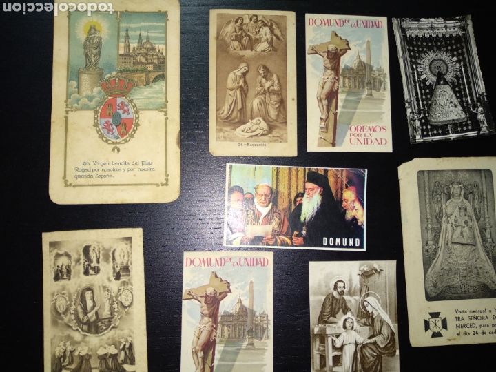 Antig&uuml;edades: Lote Estampillas religiosas - Foto 1