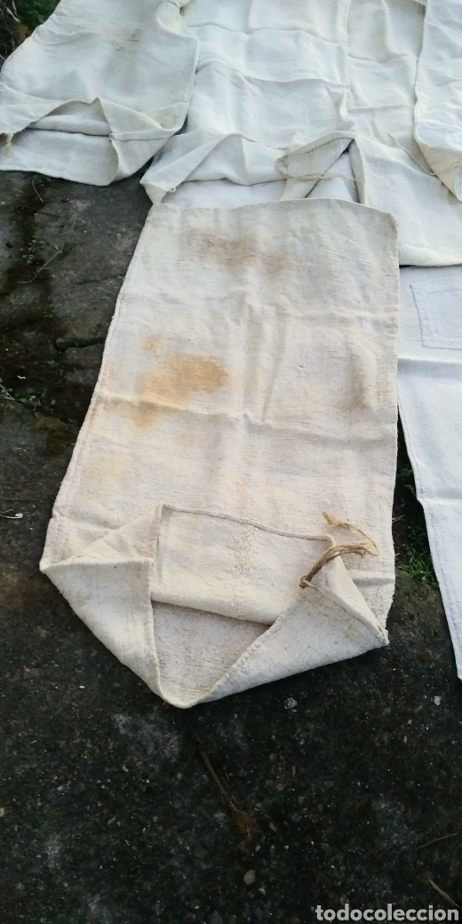Antig&uuml;edades: Lote de piezas antiguas de lino. - Foto 19