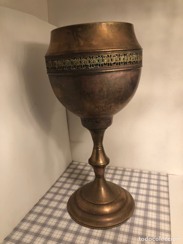 Antig&uuml;edades: MACETERO DE COBRE - Foto 2