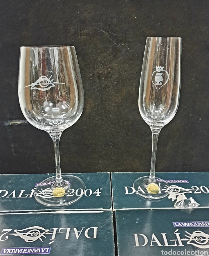Antig&uuml;edades: Copas de cava y agua Dali 2004 - Foto 8