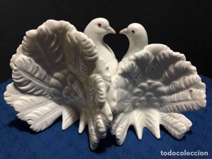 Antig&uuml;edades: REF: 01001169 &ldquo;PAREJA DE PALOMAS&rdquo; LLADR&Oacute; - Foto 16
