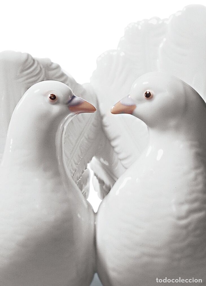 Antig&uuml;edades: REF: 01001169 &ldquo;PAREJA DE PALOMAS&rdquo; LLADR&Oacute; - Foto 1