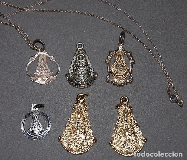 Antig&uuml;edades: 6 MEDALLAS VIRGEN DEL ROCIO - Foto 1