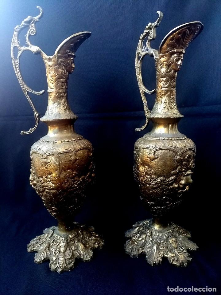 Antig&uuml;edades: ANTIGUOS JARRONES DE BRONCE - Foto 4