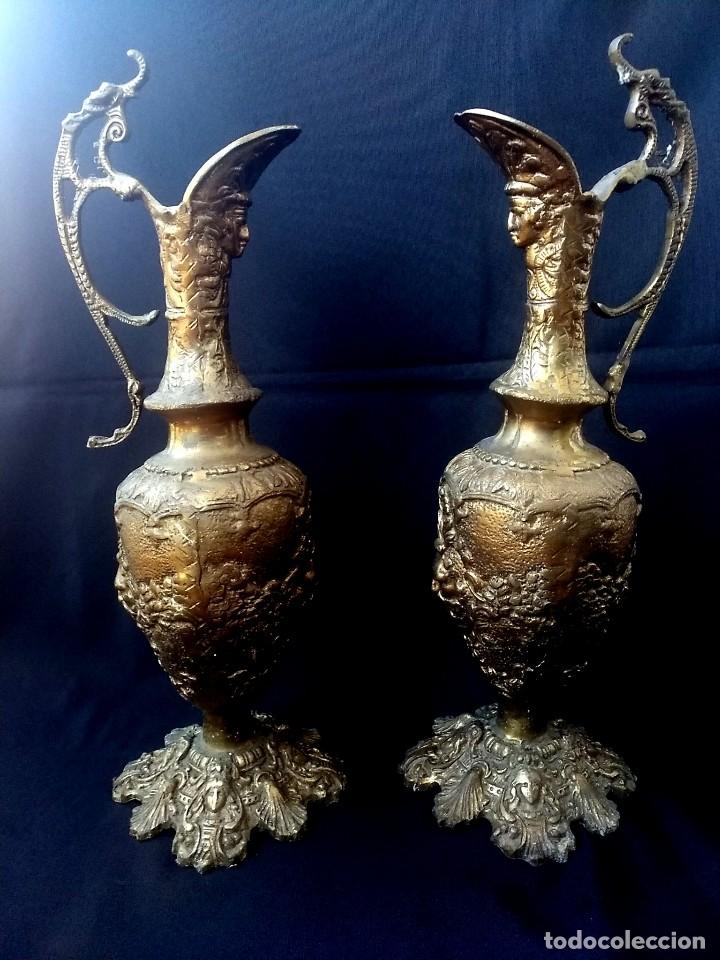 Antig&uuml;edades: ANTIGUOS JARRONES DE BRONCE - Foto 7