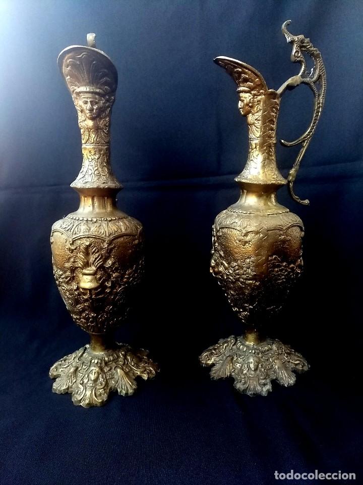 Antig&uuml;edades: ANTIGUOS JARRONES DE BRONCE - Foto 9
