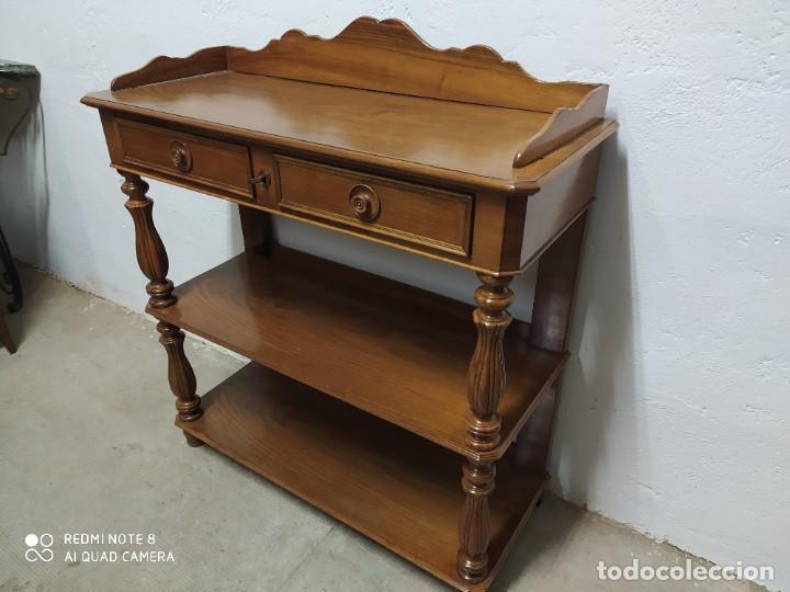 Antig&uuml;edades: Servidor mudo de nogal - Foto 2