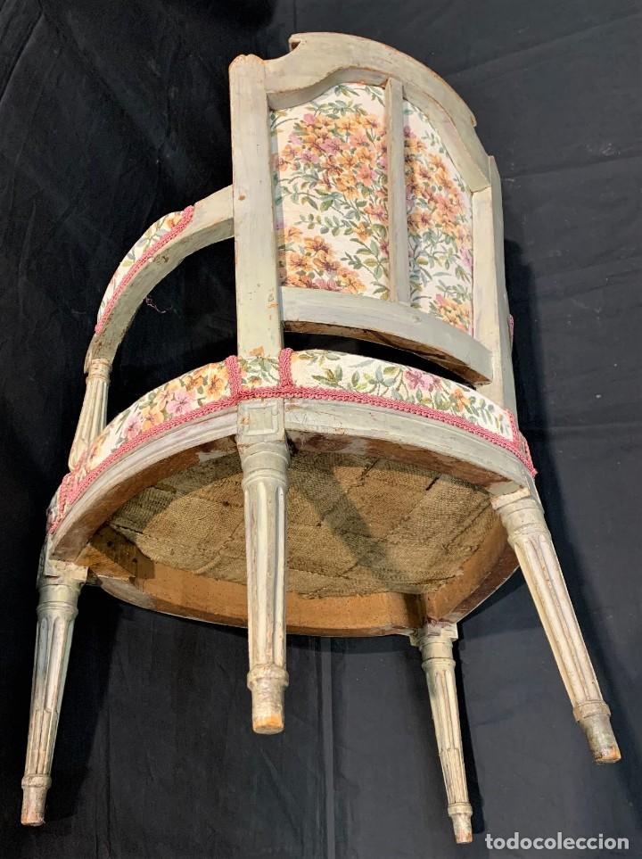 Antig&uuml;edades: Pareja de sillones Luis XVI - Foto 7
