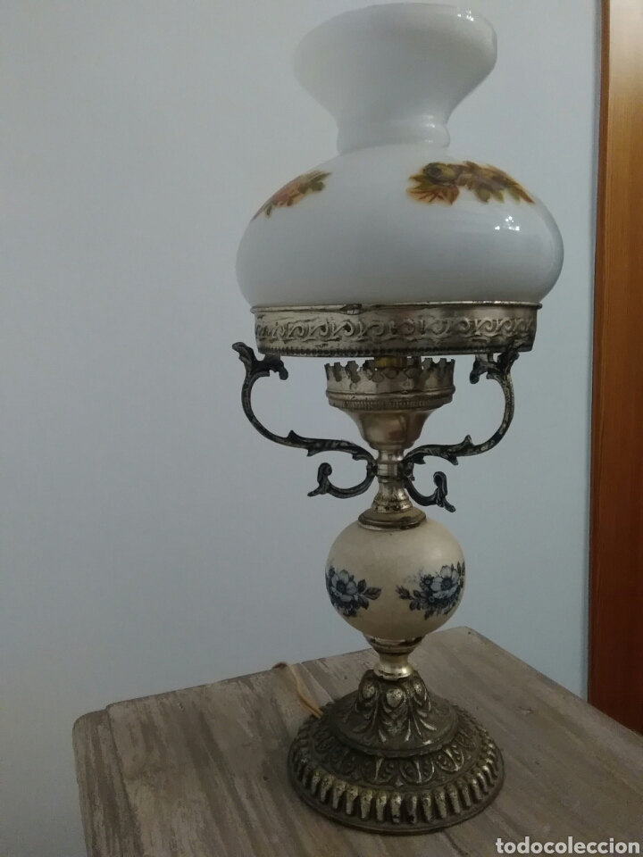 Antig&uuml;edades: Quinque aplique lamparilla - Foto 5