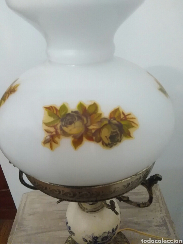 Antig&uuml;edades: Quinque aplique lamparilla - Foto 7