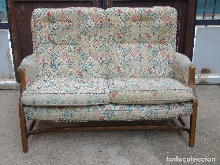 Antig&uuml;edades: ANTIGUO SOF&Aacute; CON ESTRUCTURA DE MADERA, PARA TAPIZAR. - Foto 3