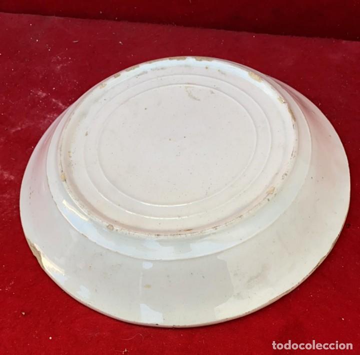 Antig&uuml;edades: PLATO TRAPERO ANTIGUO DE 21 CMS. DE DI&Aacute;METRO - Foto 2