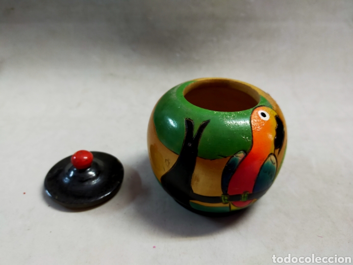 Antig&uuml;edades: CAJA DE MADERA, CON LOROS - Foto 10