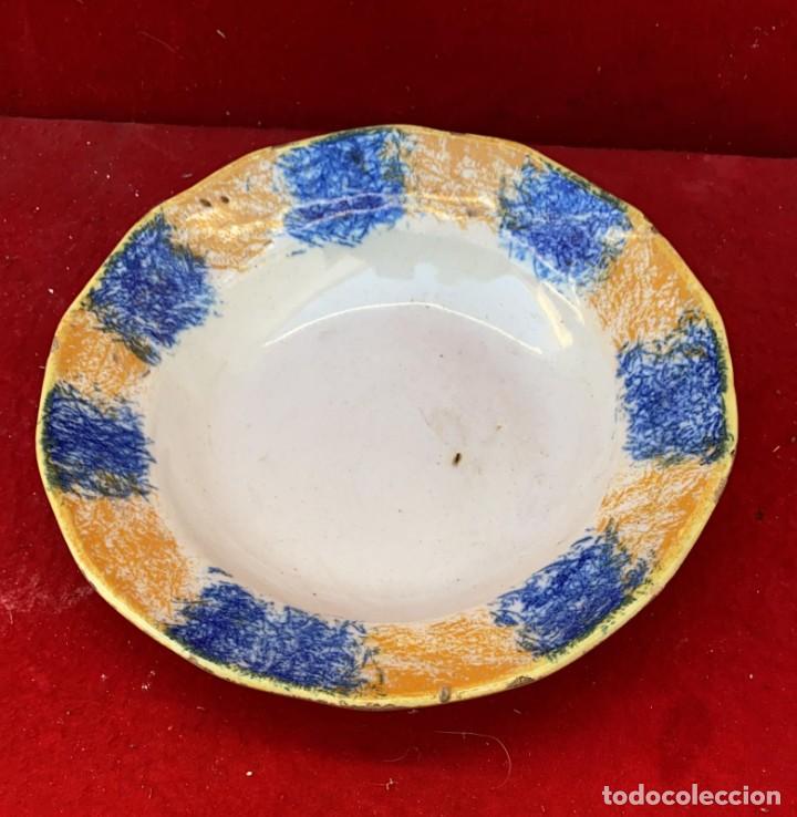 Antig&uuml;edades: PLATO ANTIGUO DE TRAPERO DE 22 CMS. DE DIAMETRO - Foto 1