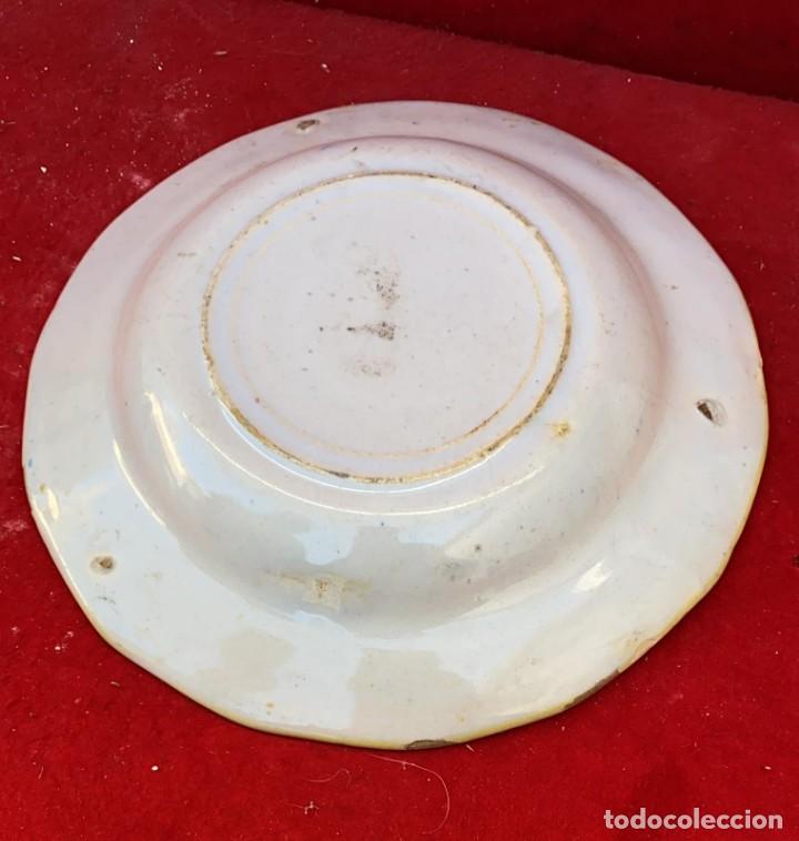 Antig&uuml;edades: PLATO ANTIGUO DE TRAPERO DE 22 CMS. DE DIAMETRO - Foto 2
