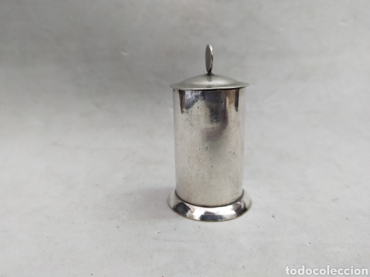 Antig&uuml;edades: CRISMERA EN METAL PLATEADO - Foto 2