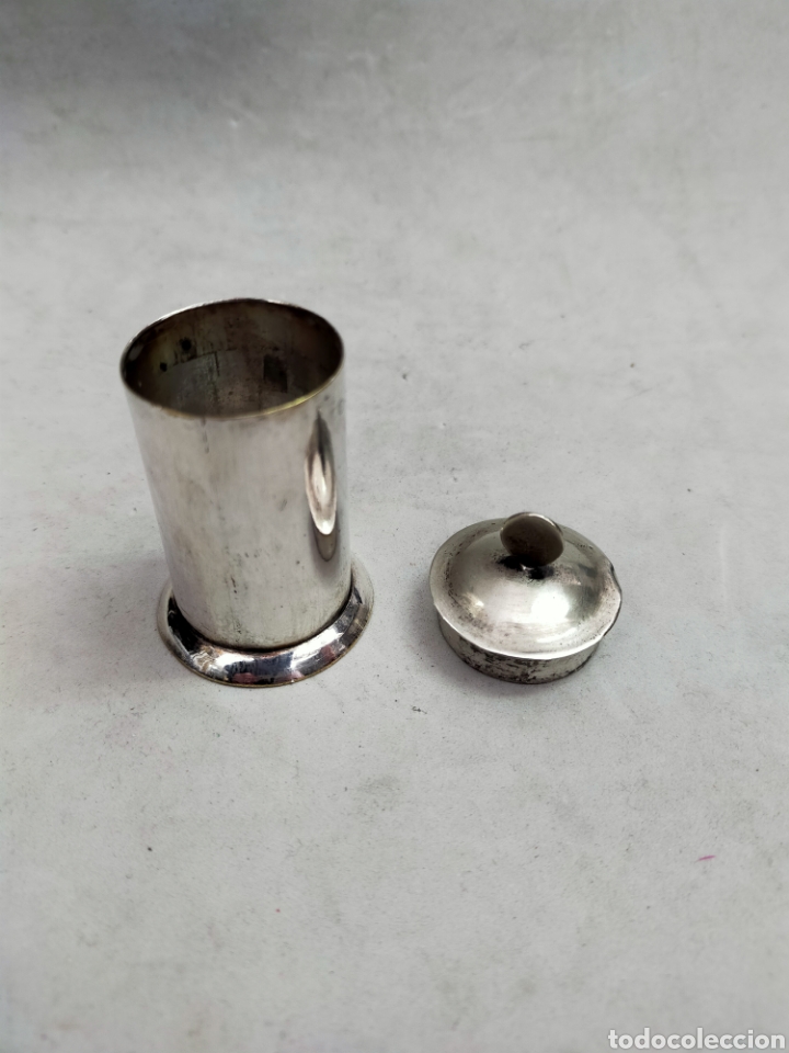 Antig&uuml;edades: CRISMERA EN METAL PLATEADO - Foto 6