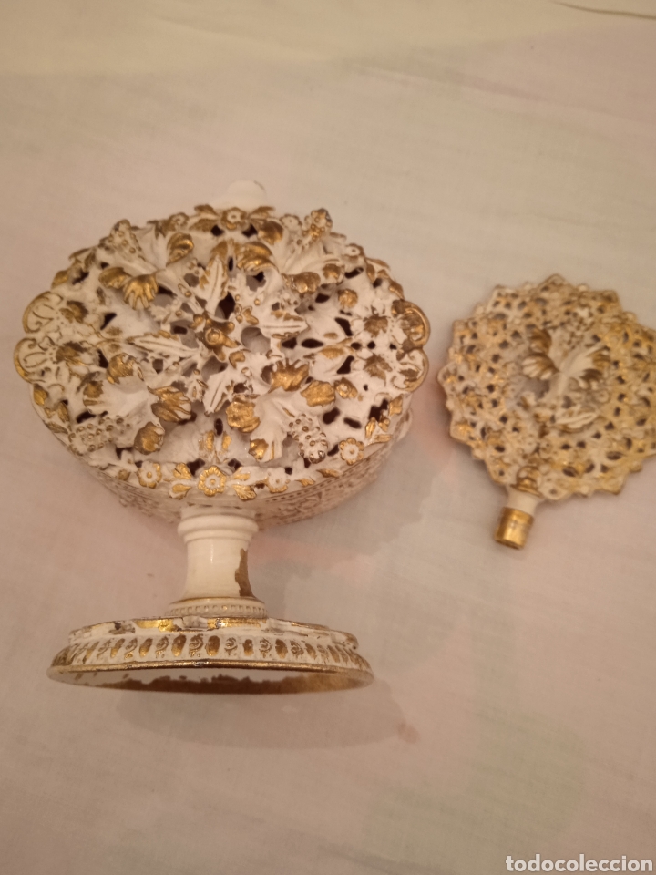 Antig&uuml;edades: PERFUMERO BRONCE PINTADO PARA RESTAURAR - Foto 2