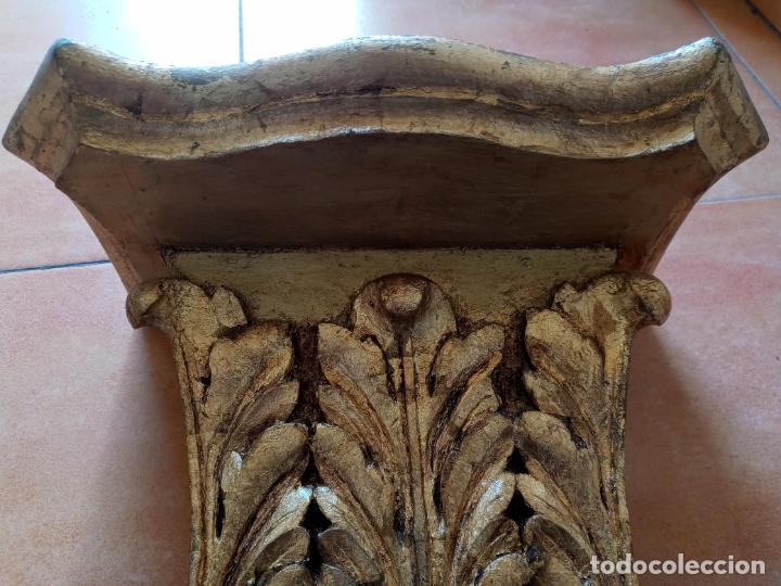 Antig&uuml;edades: Mensula de madera tallada y pan de oro - Foto 8