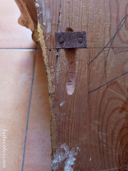 Antig&uuml;edades: Mensula de madera tallada y pan de oro - Foto 13