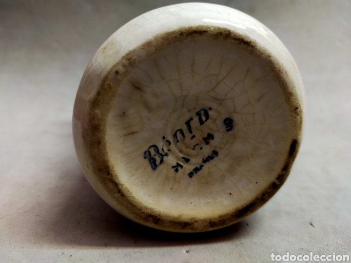 Antig&uuml;edades: JARRA DE PORCELANA FRANCESA BEARD - Foto 6