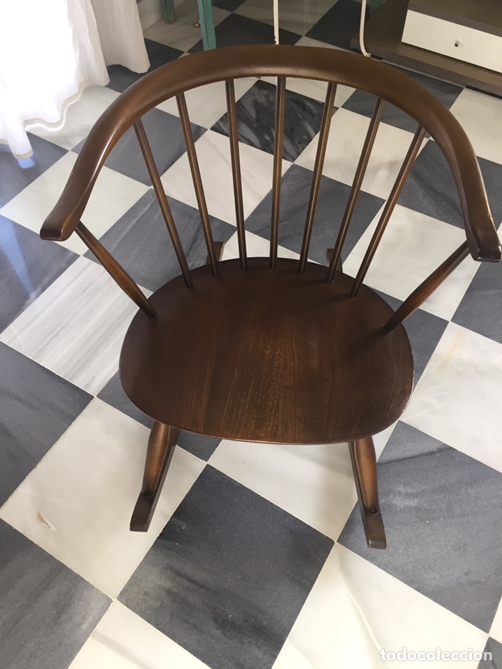 Antig&uuml;edades: Mecedora Ercol - Foto 7